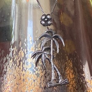 Vintage Palm Tree pendant